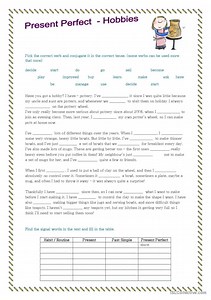 Present Perfect - Hobbies