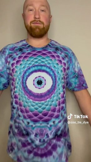 Tie-Dye Process and Reveal! This is one of my favorite designs to do, it takes roughly 10 hours of work to make! Let me know what you guys think and if you have any questions! #tiedye #process #reveal #zootiedye #handmade #crafts #art #tiedyetutorial #howto #yinyang #eye #mandala #festival