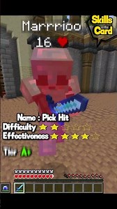 Minecraft skill card 3