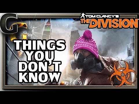 THE DIVISION - Essential Hints & Tips For All Players!