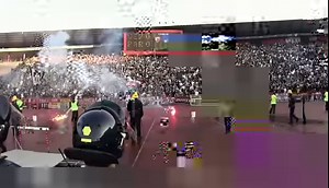 7.9K views · 794 reactions | Watch this madness!  Partizan fans at Red Star stadium!  Volim ga..... volim ga, K'o oka dva.... k'o oka dva, Borim se svaki dan za njega.... za njega! Za slavni klub.... slavni klub, Svima znan.... svima znan, Beogradski PARTIZAN, OOOO OOOO OOOOOOO!!! 珞 #partizan #fans #madness #grobari | PAOK PARTIZAN FAMILY | Facebook