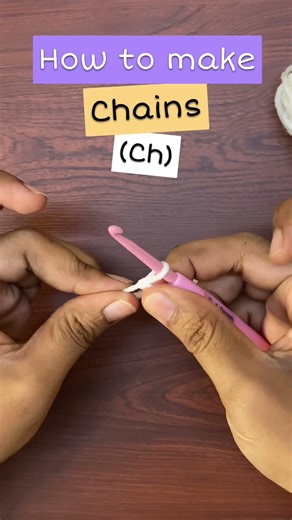 How to make crochet chain? Beginners guide crochet tutorial