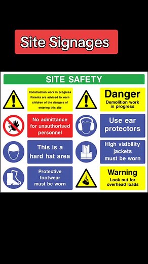 Safety Workplace Rules & Site Safety Signages #foryoupage #fyp #f #foryou #safetyfirst #safetyfirsthse #safetyonsite #HSE #ppe #worksafety #construction #gulf#safetyhelmet #safetyrules #constructionsitesignages