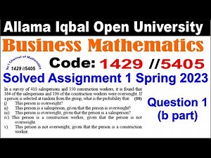 1429 Code Solved Assignment 1 Spring 2023 | Past Paper Spring 2023 Question 6 Complete Solution
