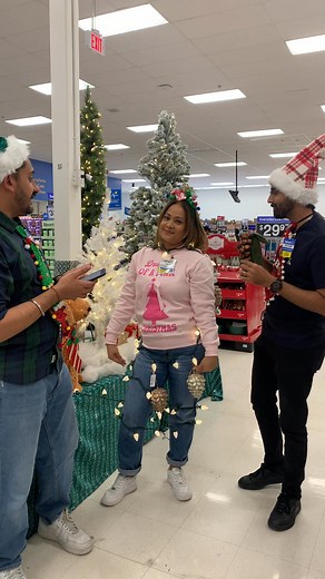 Walmart Shoppers won! Our manager is now a human 🎄 thanks to YOU! We used Holiday Time LED lights—grab yours today! Who's next? ✨ #HolidayTimeChallenge #LightUpTheBoss #Holidays | Walmart Canada