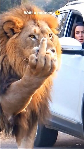 Lion Attacks Car on Safari – But Then Something Totally Unexpected Happens | Wildlife Footage