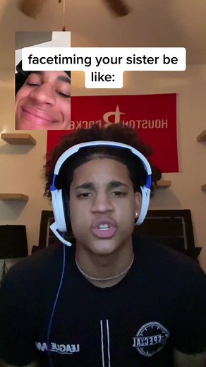 ain’t nothin but DRAMA 😭 #fyp #facetime #sister #viral (insta: camwilderr)