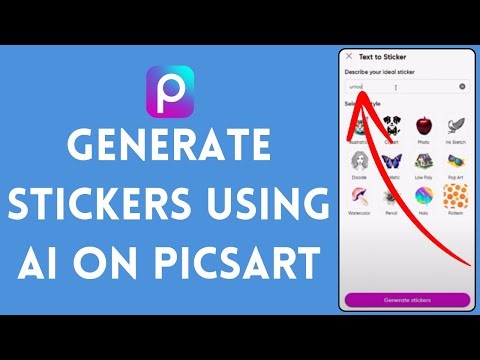 How to Generate Stickers Using AI in Picsart 2024 | Picsart Tutorial