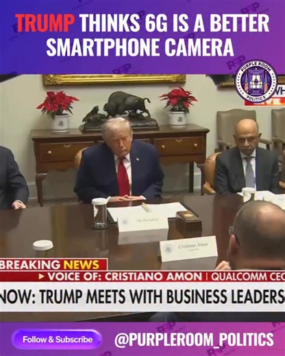 During a recent public event with tech industry leaders, Donald Trump made confusing remarks that linked 6G wireless technology to a smartphone camera feature, jokingly suggesting it might offer a “deeper view into somebody’s skin”. In reality, 6G refers to the sixth generation of mobile network technology, which is the successor to 5G and is not related to camera resolution. The comments were made as a joke and appeared to be a result of confusing wireless network standards with camera resoluti