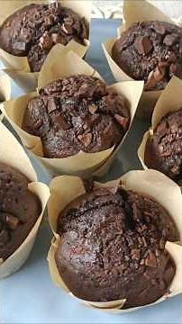 Chocolate muffins - a simple and quick recipe #shorts #muffins