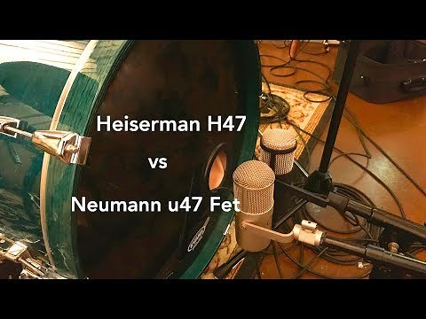 Heiserman H47 vs Neumann U47Fet - Kick Drum