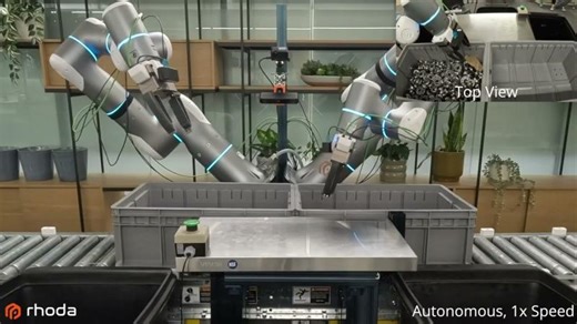 One and a half hours of autonomous box decanting | Rhoda AI