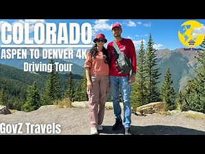 ASPEN TO DENVER 4K | DRIVING TOUR | BEAUTIFUL DRIVE | ROCKY ROAD DRIVE | COLORADO DRIVING | COLORADO