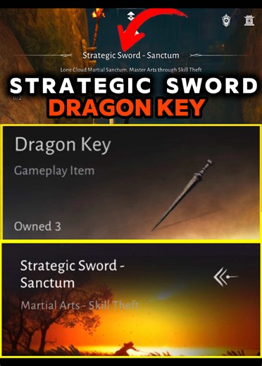 Strategic sword location x dragon key 🔑 where winds meet ! #WhereWindsMeet #WWMCCPS3 #1thinkwwm