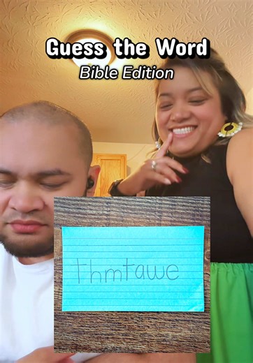 A little friendly challenge the boys made for me and dad 😁. Guess who won! #biblegame #christian #bibletrivia