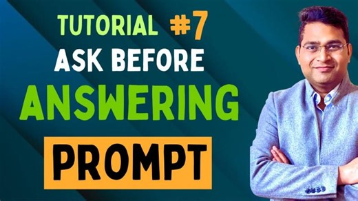 "Ask Before Answering: Advanced Prompting Technique to Improve AI Responses | RCV Academy & Software Testing Mentor