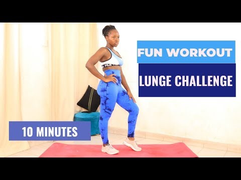 10 MINUTES THE ULTIMATE LUNGES CHALLENGE FOR KILLER LEGS & GLUTES
