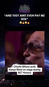 #kanyewest #CharlieWilson #BETHonors #liveperformance #freestyle | Drum'Addict WORLD
