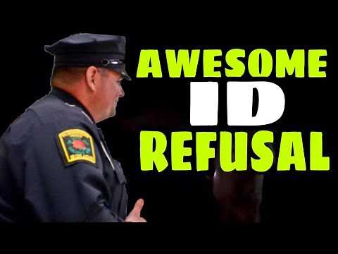 Cops try everything in the book to get this man’s ID. NOT TODAY