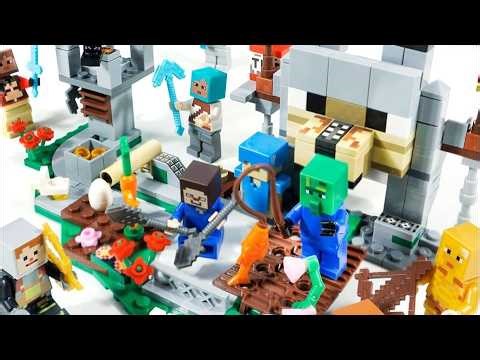 Minecraft "Wolf Castle" 8-in-1 Ultimate Set Build! (Epic Lego-Style Creation)