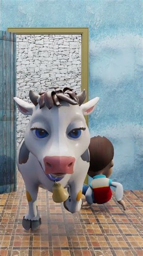 Why Cow Hit and Run? #cowsound #cowvoice #shorts