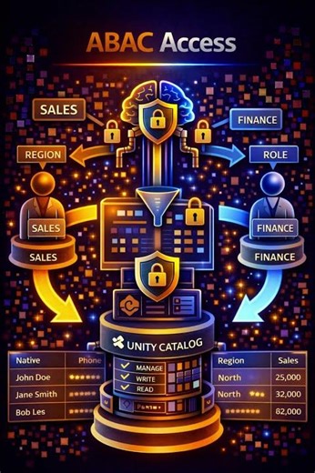 How do you set up attribute-based access control (ABAC) using Unity Catalog?