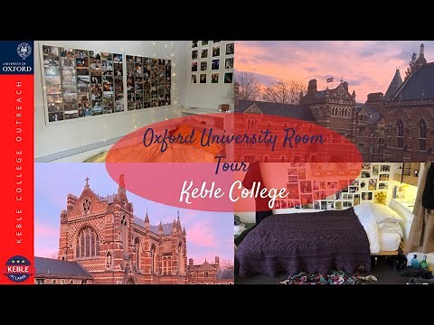 University of Oxford Room Tours - Keble College