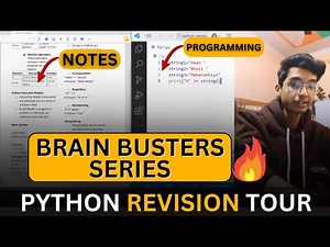 Python Revision Tour 🔥: Class 12 Computer Science CBSE 2024-25 | Nitin Paliwal #brainbusterseries