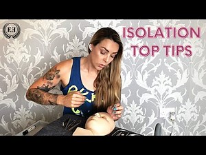 EYELASH EXTENSIONS ISOLATION TOP TIPS