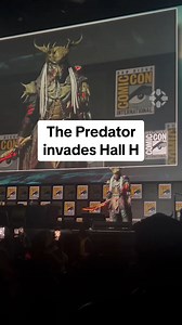 270K views · 5.6K reactions | A Predator appears at #SDCC Hall H and finds its next target: Kevin Smith #predator #predatorbadlands #kevinsmith #movie | IGN | Facebook