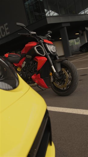 73K views · 650 reactions | Two wheels + Four wheels = One epic experience! Ducati and Porsche team up again in 2025 for an exclusive riding course at the Porsche Experience Center Franciacorta. Split your day between Ducati motorcycles and Porsche cars while mastering advanced riding and driving techniques. Are you ready to take on the challenge? https://www.ducati.com/ww/en/experience/ducati-riding-experience/riding-courses/porsche-ducati-experience #Ducati #DREAcademy | Ducati | Facebook