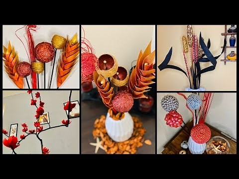 10 DIY Vase Filler Sticks Ideas| Handmade Vase Sticks | GADAC DIY | DIY Home Decor