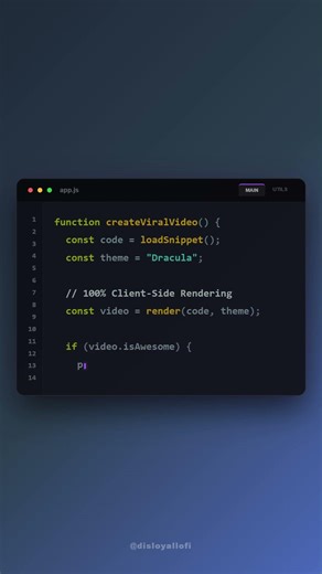 The Secret JavaScript Code for VIRAL Videos 🚀🤯 #developer #shorts