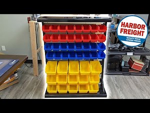 47 Bin Parts Rack Step By Step Guide - Harbor Freight