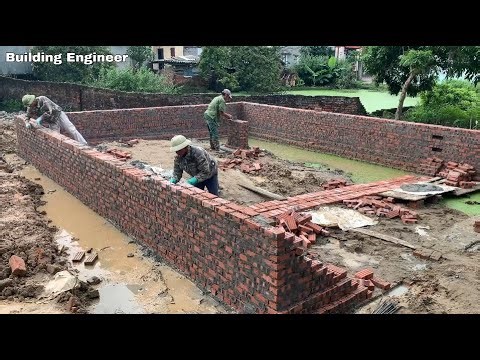 Great Traditional Foundation Construction Method Without Using Reinforced Concrete Beams