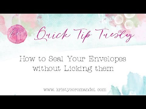 QTT How to seal envelopes without licking them