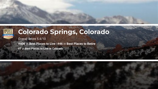 From top 5 to 406? Colorado Springs takes shocking nosedive in "Best Places to Live" ranking