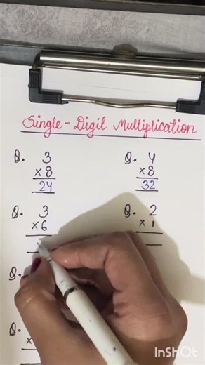 Single digit multiplication 💡✨#maths #mathstricks #viral #mathematics #multiplication #multiple