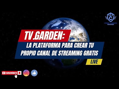 TV Garden La plataforma para crear tu propio canal de streaming GRATIS