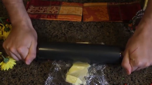 What happens when butter gets flattened, shaken, melted, and lit on fire