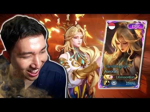NOT ICE BUT CANDLE!! AURORA CANDLE VIGIL - Mobile Legends #MLBBIDCreator