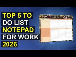 Top 5 To Do List Notepad For Work 2026 | Work Task Notepad