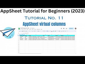 How to add virtual columns and what is function of virtual columns in appsheet.