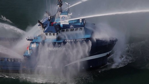 The first LNG Powered OSV (Offshore Support Vessel) in North America owned and operated by Harvey Gulf International Marine | The Sea Lad