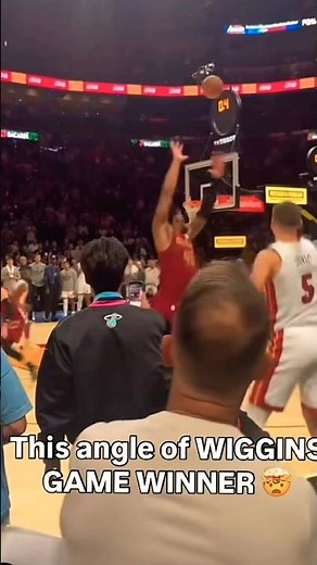 ANDREW WIGGINS GAME WINNER🤯MIAMI HEAT VS CAVS NBA BASKETBALL BUZZER BEATER #hoops #nba #basketball