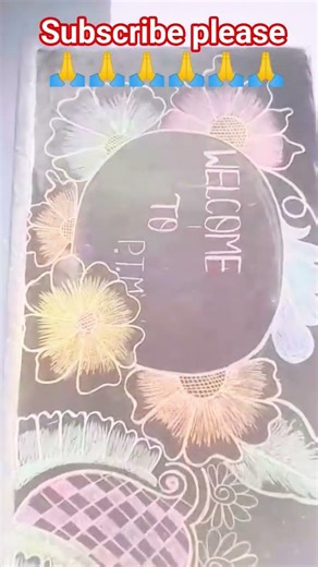 How to draw a beautiful name plate design and P.T.M design