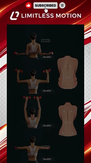 3 Dumbbell Moves to Tone Your Back and Improve Posture | Home Workout for Women