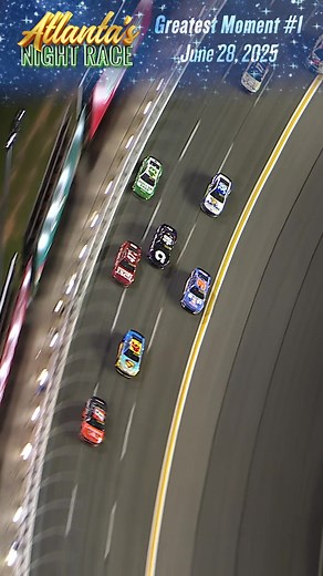 Counting down the greatest moments of Atlanta's Night Race history. ✨ TOP MOMENT: Georgia’s Chase Elliott scores victory with last-lap pass