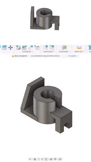3DMECADESIGN on Instagram: "Conception complète d’une pièce sur Fusion 360 🛠️ De l’idée au modèle final #fusion360 #conception3d #cad #impression3d"