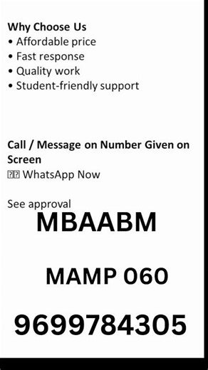 IGNOU MBAABM Project Help 🚀 MAMP 060 Synopsis & Project Guidance by Self Gyan